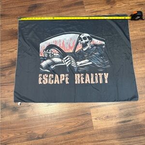 Black Escape Reality Tapestry